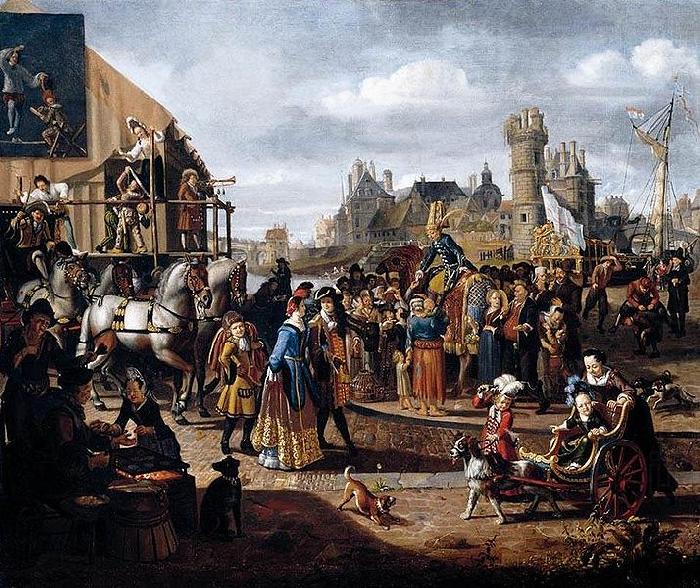 Carnival Scene, Matthys Naiveu